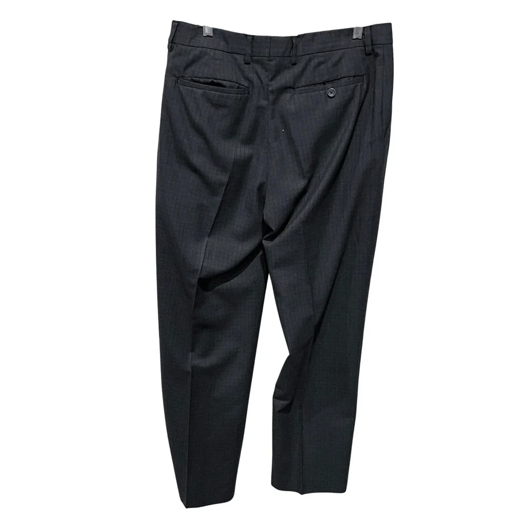 Banana Republic Classic Men's Charcoal Pinstripe‎ Dress Pants Size 32x30